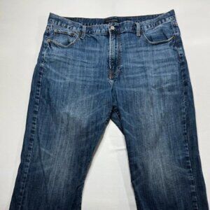 Lucky Brand Men's 181 Relaxed Straight Leg Blue Denim Jeans - Size 40x23 *READ*